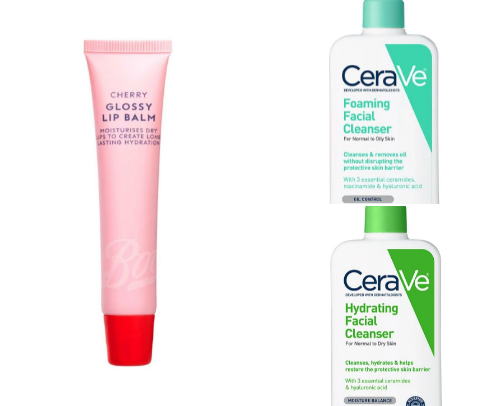 The best skincare products for dry-oily skin cover photo collage