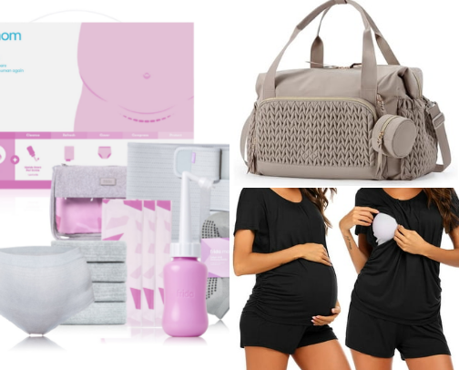 What I Packed in My Hospital Bag as a Mom cover photo collage