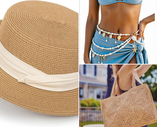 Aesthetic Beach Accessories Every It-Girl Needs cover photo collage