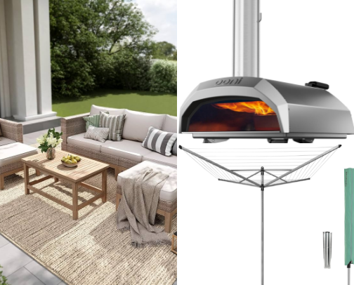 Outdoor living cover photo collage