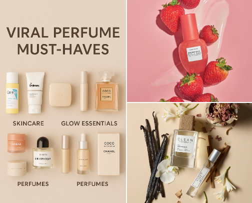 2025 Viral Self-Care Must-Haves (Glow, Hydration, Calm, Body Care & Perfumes) cover photo collage