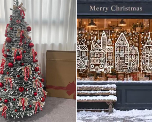 The Christmas Edit cover photo collage
