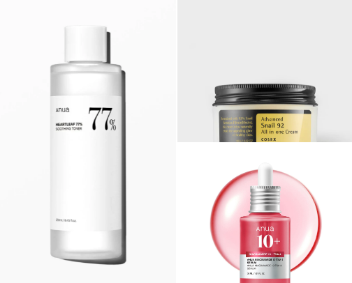 Favorite korean skincare products i’ve used cover photo collage