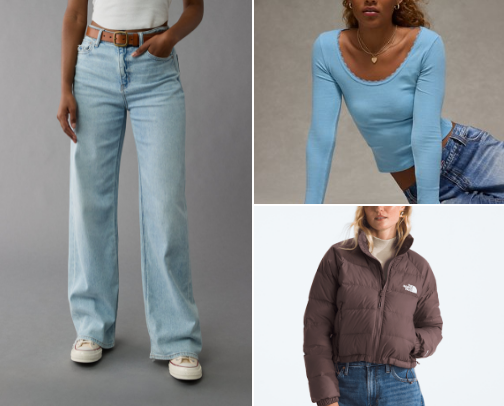 My fave clothing items as a size 6 41 year old mom. cover photo collage