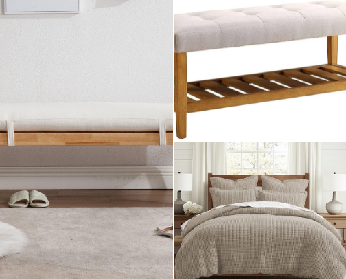 Soft & Grounded Bedroom (Calm Neutral Aesthetic) cover photo collage