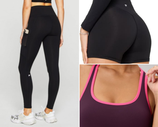 Work out clothes cover photo collage