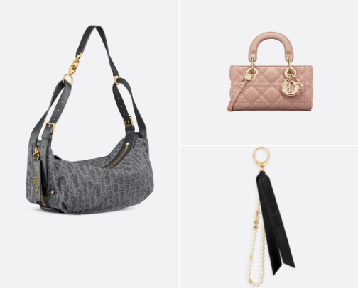 A luxurious bag cover photo collage