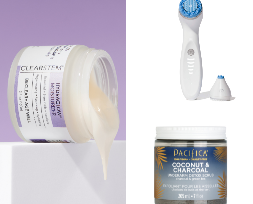 Everything I’m reaching for lately: skincare + hygiene edition cover photo collage