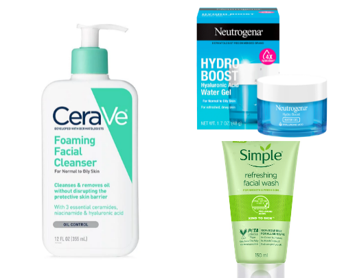 Skincare Routine for Busy Moms on a Budget cover photo collage