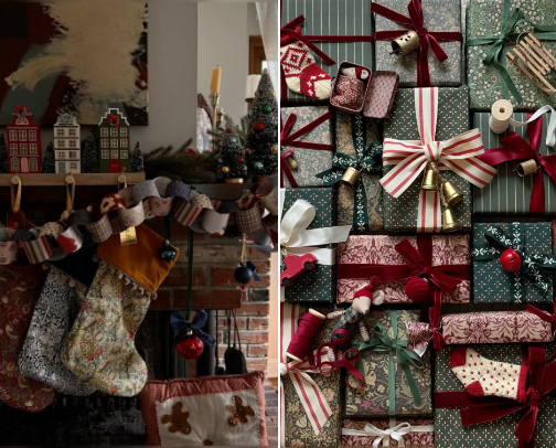 . ݁₊ ⊹ . ݁ make your gifts the most memorable under the tree ⋆୨୧˚ cover photo collage