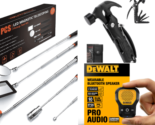 Gift Ideas for Your Everyday Blue Collar Men cover photo collage