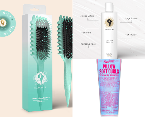 Curly hair products that aren’t wants, but ✨NEEDS✨ cover photo collage