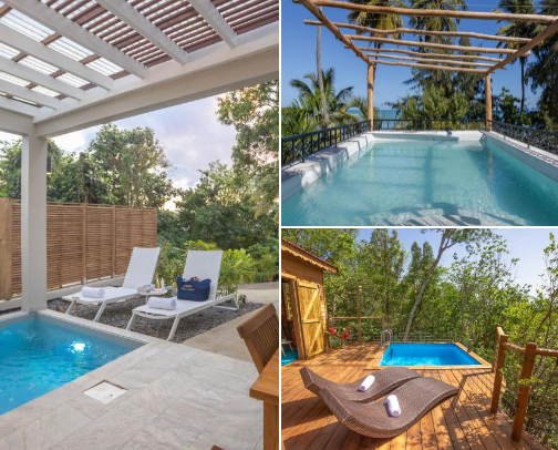 ​15 Unreal Caribbean Gems: Unique Stays Under $300 for 2 cover photo collage