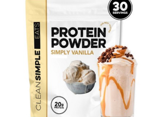 Protein powder cover photo collage