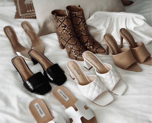 Shoes cover photo collage