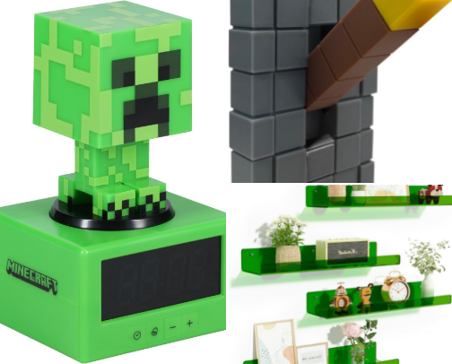 Minecraft Room cover photo collage