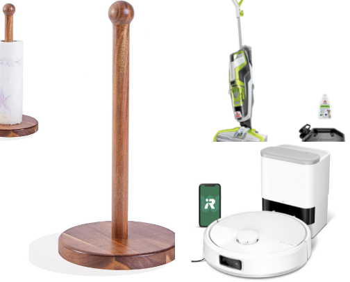 Home Cleaning & Org Stuff I’d Buy on Amazon cover photo collage