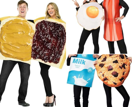Matching Couples Costumes cover photo collage