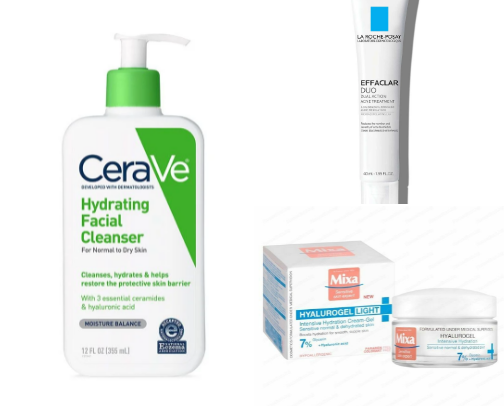 Must-Have Skincare products💆🏼‍♀️💞 cover photo collage