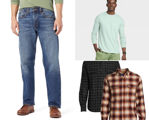 Mens Winter Clothing cover photo collage
