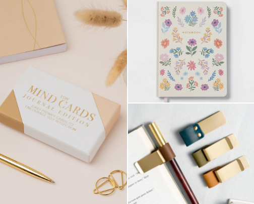 Aesthetic Journaling Essentials for Self Growth cover photo collage