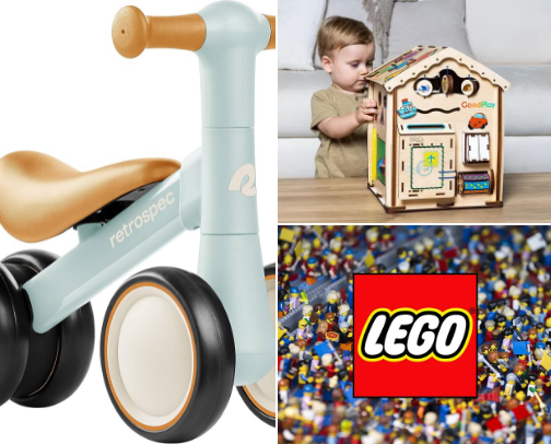 Ultimate toy list and kid products cover photo collage