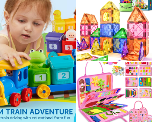 Christmas gifts for toddlers cover photo collage