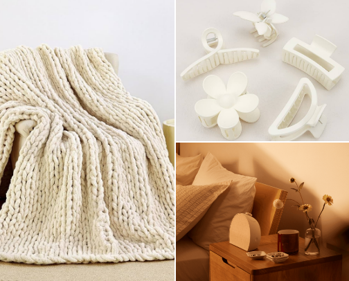 Soft & Cozy Aesthetic Finds for Your Space + Life cover photo collage