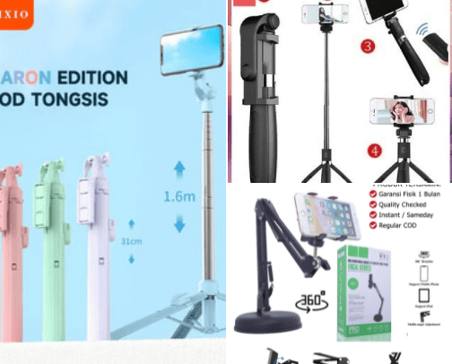 ✨ Tripod to make content ✨ cover photo collage