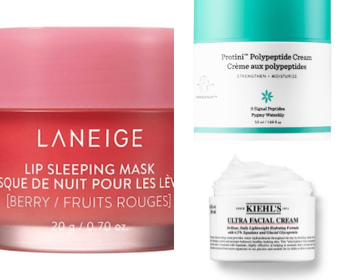 Skin care / combination skin cover photo collage