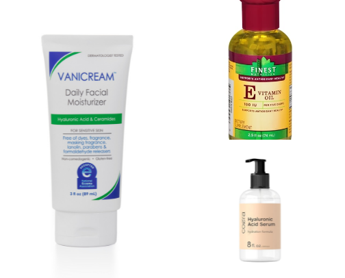 simple skin care cover photo collage