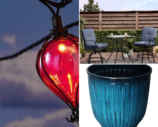 Patio, Lawn Care & Outdoor Living Essentials Guide (Walmart Mainstays Patio Decor, Expert Gardener Tools & Backyard Hosting Edition) cover photo collage