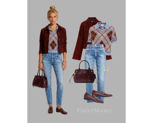 OOTD 994 WOMEN'S FASHION JACKET AND SWEATER COMBO FROM TANYA TAYLOR cover photo collage