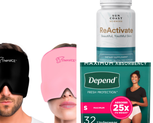 Health Product For Women Aged 20 - 50 Years cover photo collage