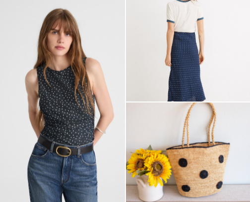 Polka Dot Outfits Under $100 (Tops, Dresses & Accessories I'd Actually Wear) cover photo collage