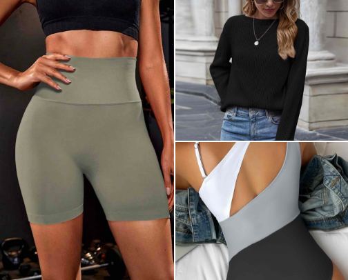 Shein clothing and shoes 🤍 cover photo collage