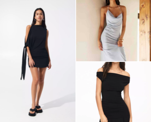 Classic/Elegante dresses🤍 cover photo collage
