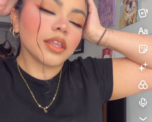 Bold liner featuring water activated liners cover photo collage