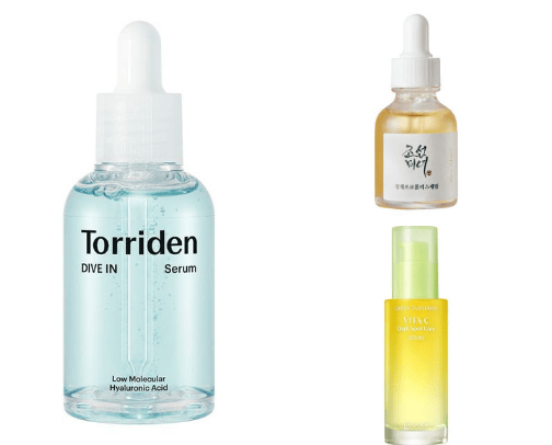 Favorite serums 💗 cover photo collage