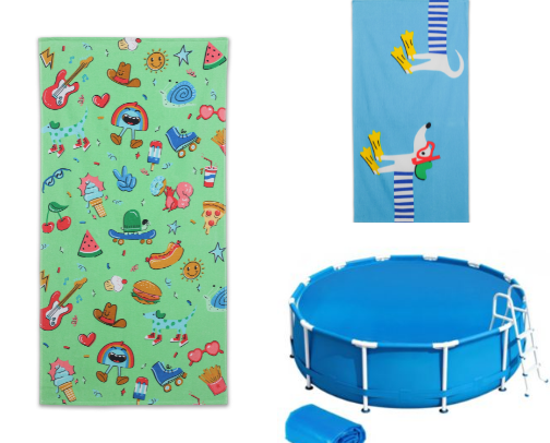 Kids summer stuff cover photo collage