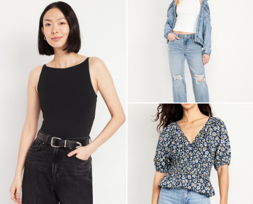 Clothing-Old Navy favorites cover photo collage