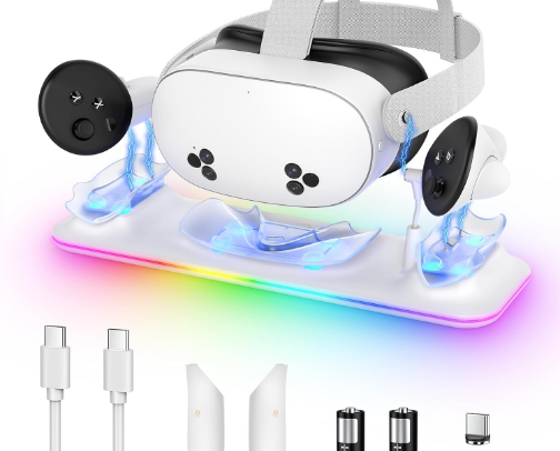 Kids electronics and accessories cover photo collage