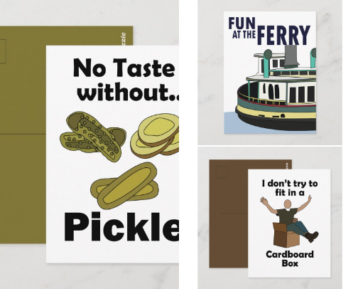 Postcards That Think Like You! cover photo collage