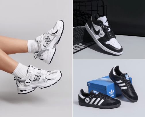 Trending Sneakers this year cover photo collage