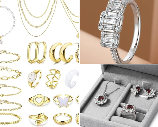 Laxury Jewelleries cover photo collage