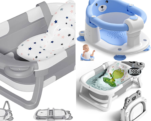 🛁 Baby Bath Essentials for Newborns & Toddlers ⭐⭐⭐⭐⭐ cover photo collage
