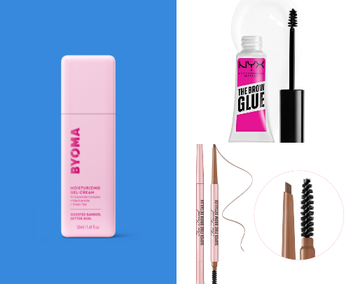 My favorite make up products for a full face cover photo collage