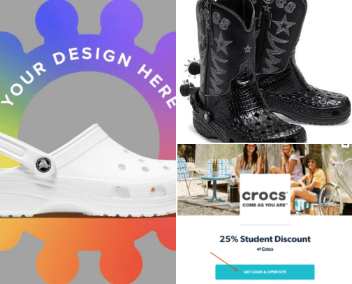 best crocs cover photo collage
