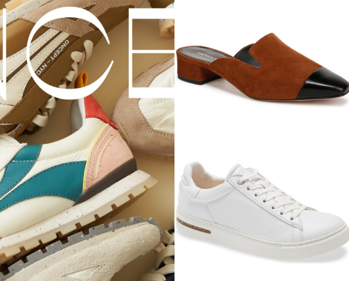 Shoes for life - sneakers to mules & sandals cover photo collage