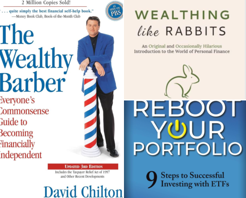 Canadian Personal Finance Books cover photo collage
